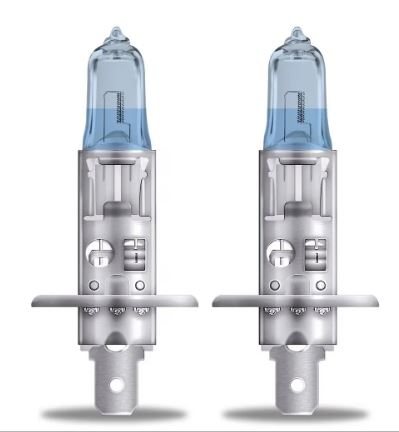 LAMPADA OSRAM H1 12V 55W COOL BLUE NIGHTBREAKER +150% LUZ 3900K L DUO 64150NL - OSR64150CBN H1